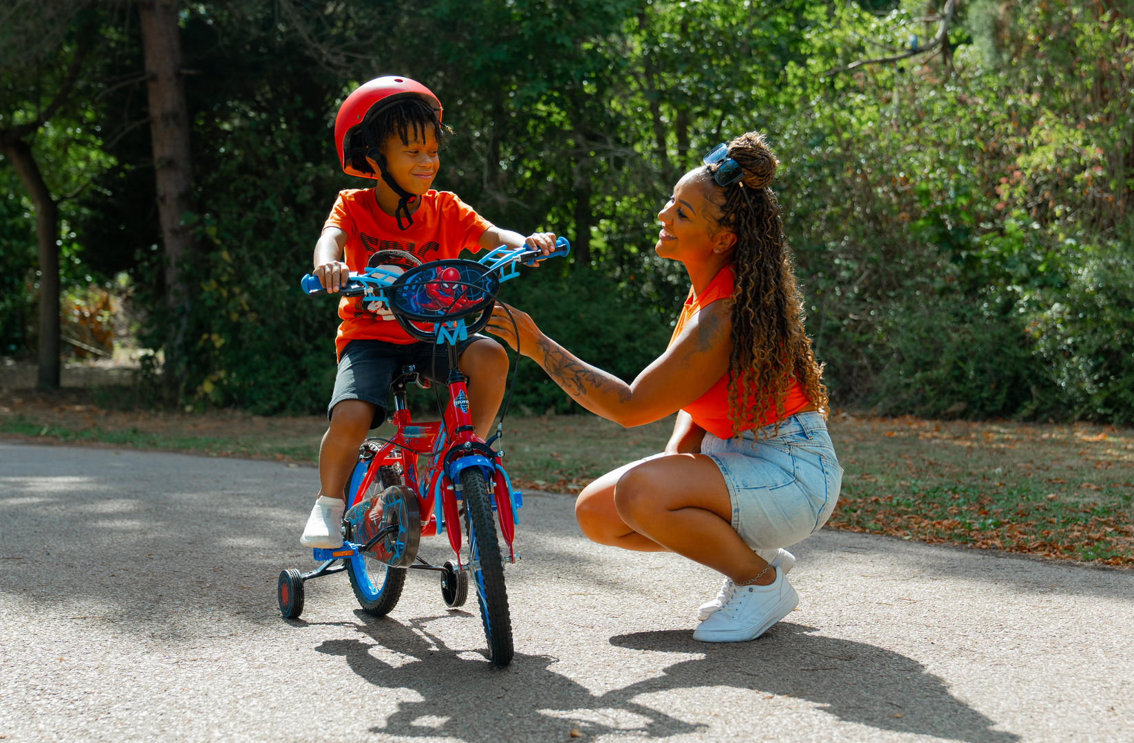 huffy spiderman bike 16 inch