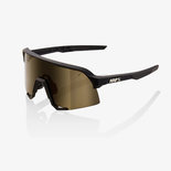 100% Sunglasses S3 Soft Tact Black